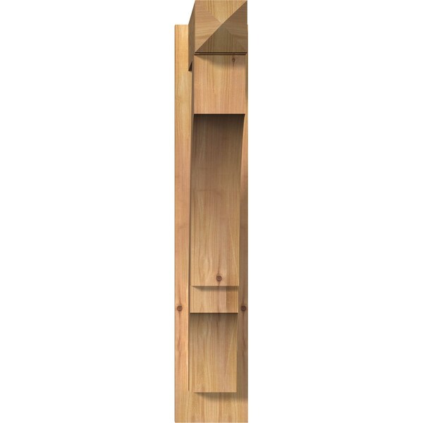 Balboa Smooth Arts And Crafts Outlooker, Western Red Cedar, 5 1/2W X 22D X 30H